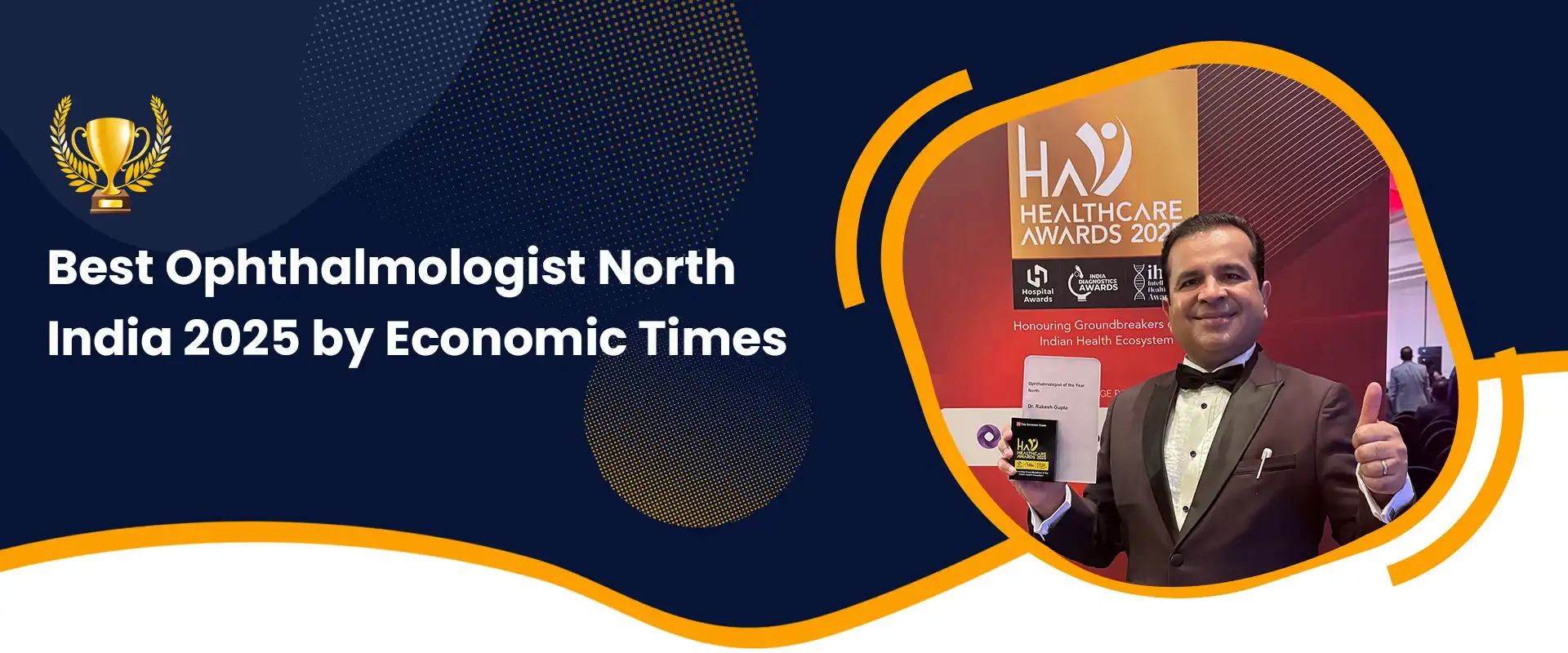 Best Ophthalmologist North India 2025 by Economic Times